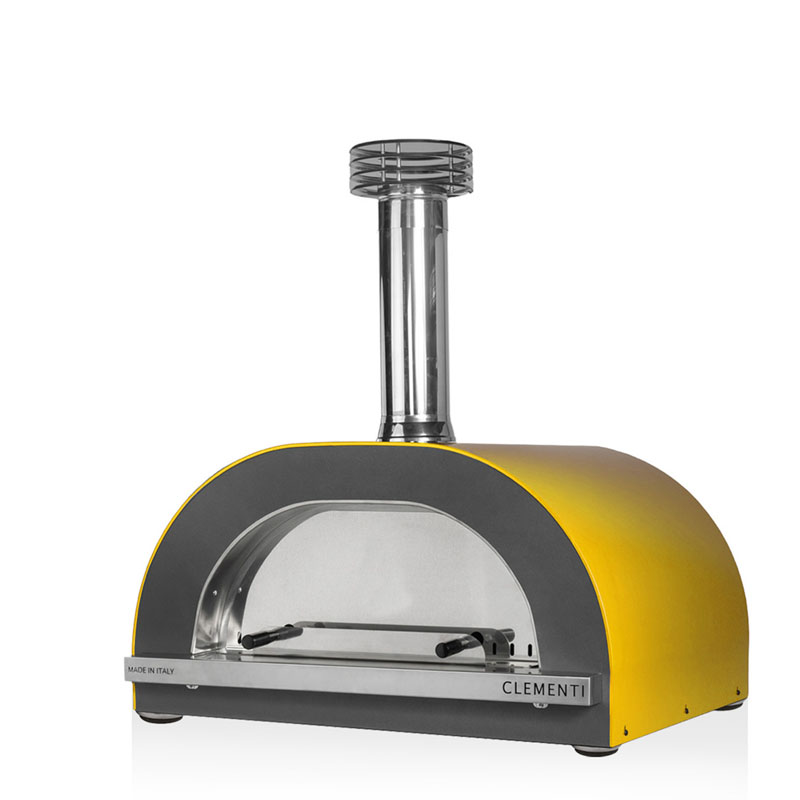 RSZ Gold Wood 60 x 80_0002_80x60 Clementi Gold wood fired pizza oven in mustard yellow.jpg